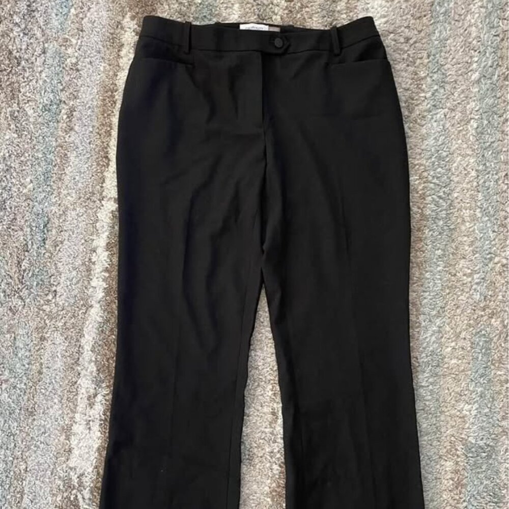 Calvin Klein Women’s Sz 6 X 32.5 Black Modern Fit Professional Slacks Pants